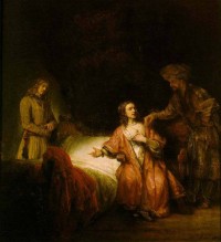 Rembrandt, Joseph Accused by Potiphar's Wife, 1655.