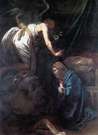 Caravaggio, The Annunciation, c. 1608