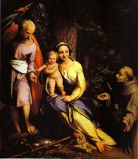 Correggio, Rest on the Flight to Egypt, 1520