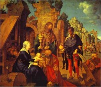 Durer, Adoration of the Magi, 1504 detail