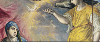El Greco, Annunciation, Detail, 1576