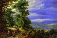 Jan Brueghel the Elder, Forest's Edge (Flight Into Egypt), 1610