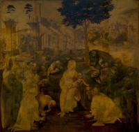 Leonardo da Vinci, Adoration of the Magi, 1480-1