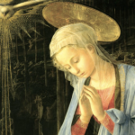 Fra Filipo Lippi Fra Filipo Lippi, Adoration in the Forest, 1459 detail