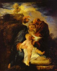 Watteau, Rest on the Flight to Egypt, 1719