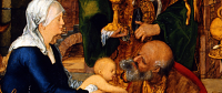Durer, Adoration of the Magi, 1504 detail